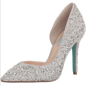 Betsey Johnson Embellished Pumps
